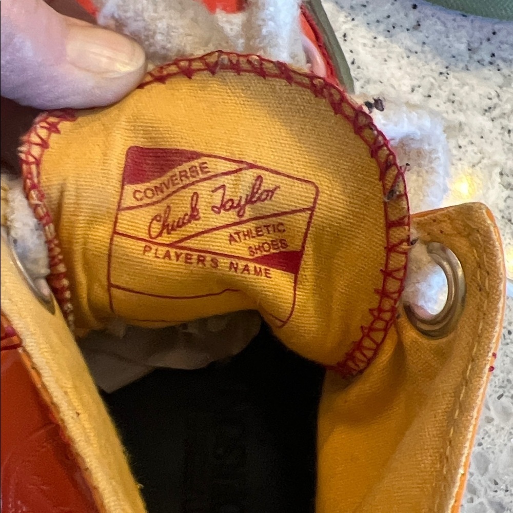 Converse All Stars Converse x JW Anderson Orange Sneakers Size 6 - Picture 8 of 11